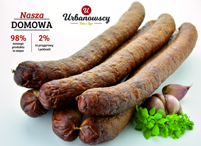Saucisse de porc maison de Zawidowice env. 0,5kg - Urbanowscy
