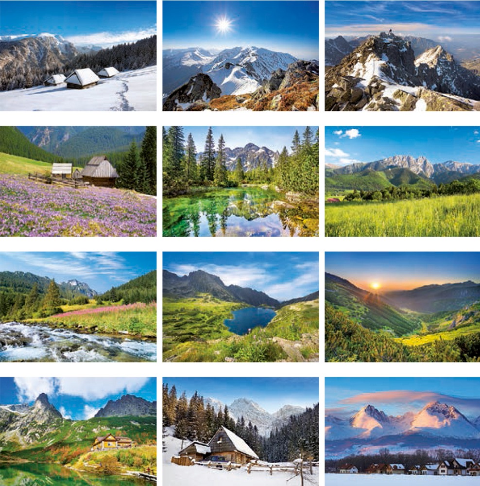 Kalendarz Rodzinny WL04 Tatry i Podhale