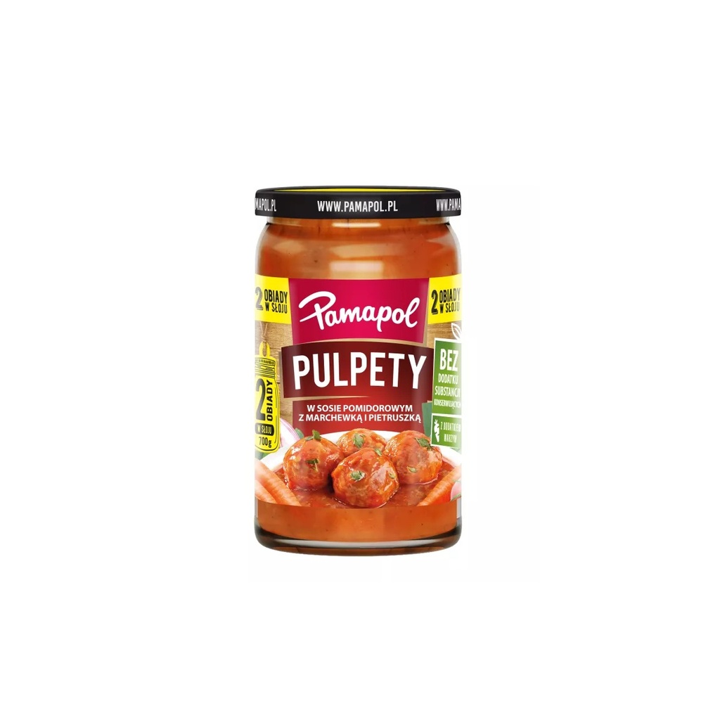 [r003-02-00110-] Boulettes de Viande et de Légumes à la Sauce Tomate Pamapol 700 g