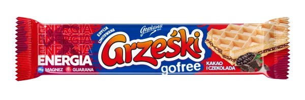 Wafelek Grześki Gofree Kakao z Magnezem 31g Goplana