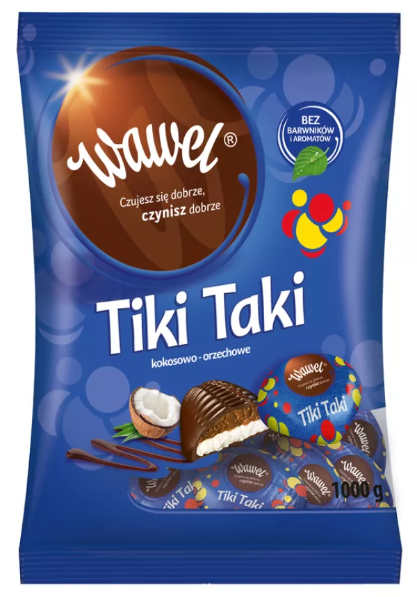 Chocolats Tiki Taki 1 kg Wawel