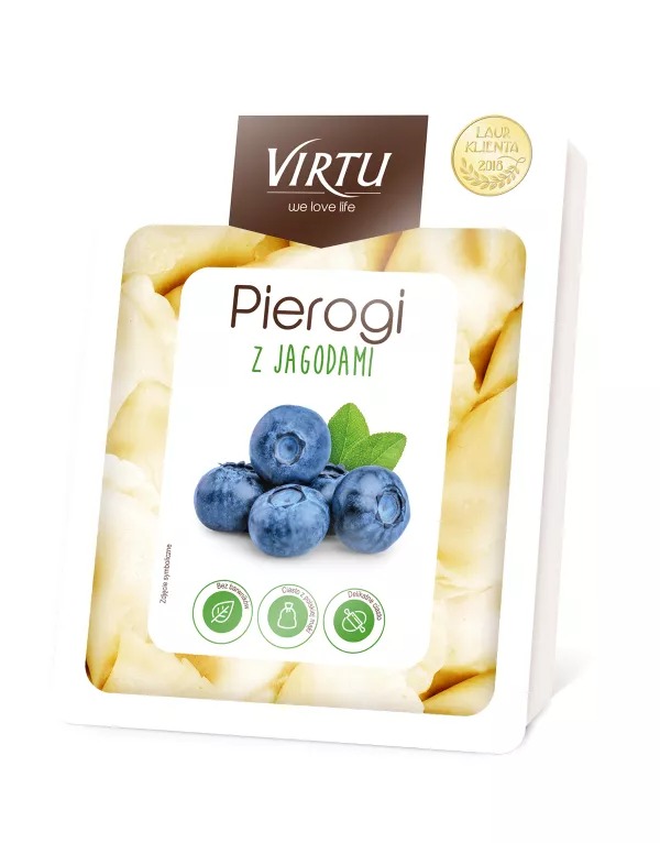 Pierogi z jagodami 400 g Virtu