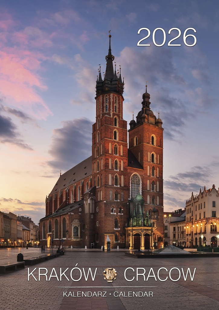 Kalendarz Ścienny 2026 Kraków Fotografia B4