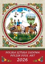 Kalendarz Ścienny 2026 Polska Sztuka Ludowa Mirosława Stefaniak B4