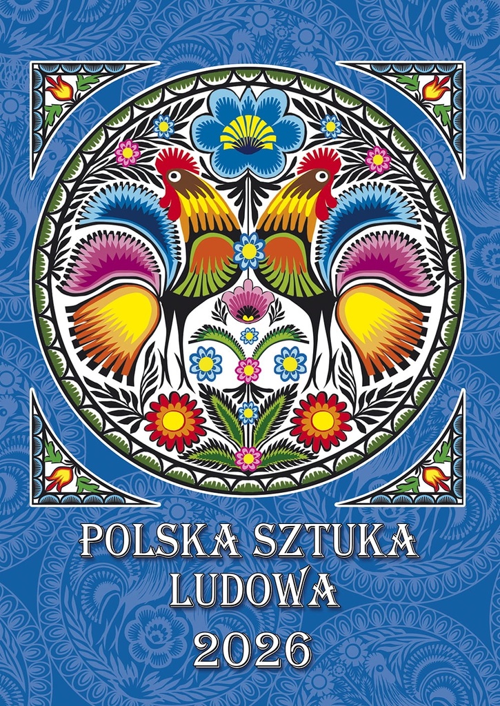 Calendrier Mural 2026 Pologne Art Populaire B5
