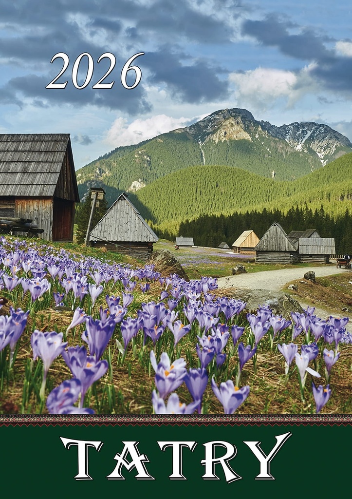 Kalendarz Ścienny 2026 Tatry Fotografia B4