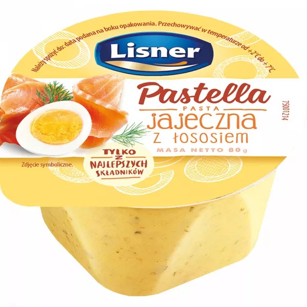 Pâte aux Œufs et Saumon Fumé 80g Pastella Lisner