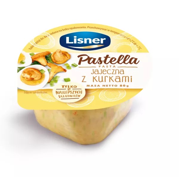 Pasta 80g Pastella Jajeczna z Kurkami Lisner