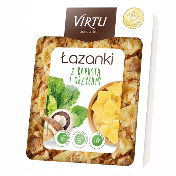 Łazanki 400g Z Kapustą I Grzybami VIRTU