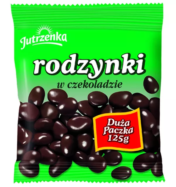 Raisins secs enrobés de chocolat Jutrzenka 125 g