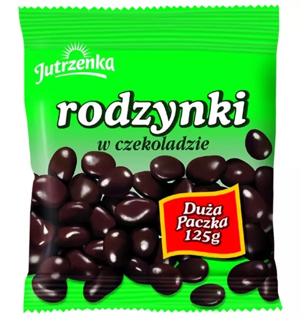 Rodzynki Jutrzenka 125g w Czekoladzie COLIAN