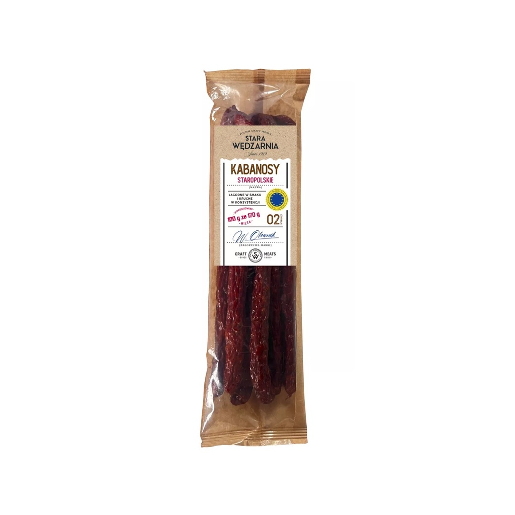[rc01-01-00502-] Kabanos Staropolski Olewnik 170 g