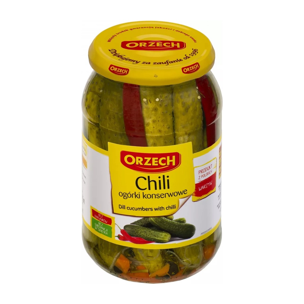 Cornichons au Vinaigre et au Piment Orzech 830 g