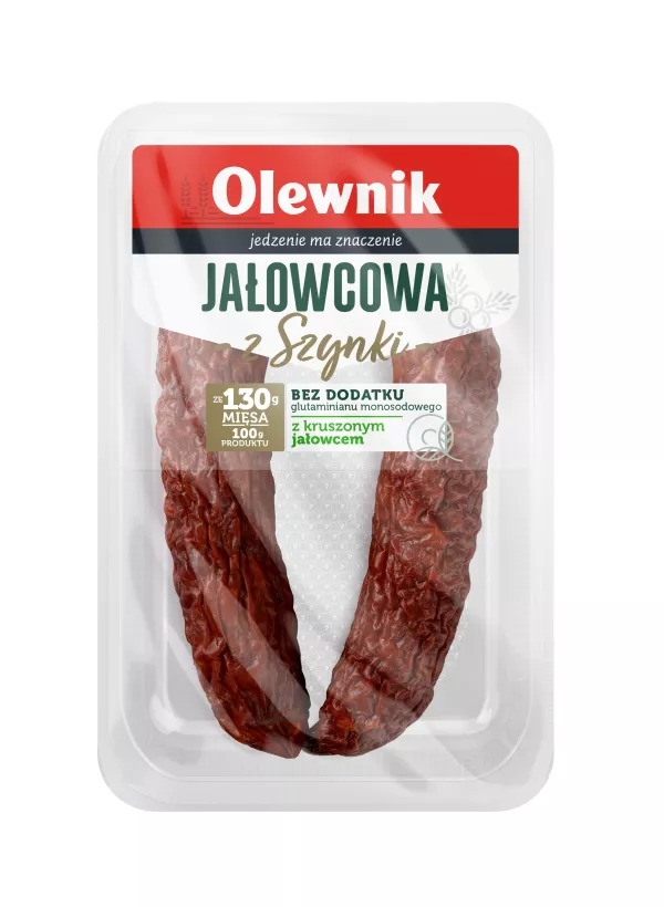 Saucisse au Genièvre 180g De Jambon Olewnik