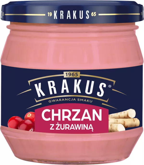 Chrzan z żurawiną Krakus 180 g