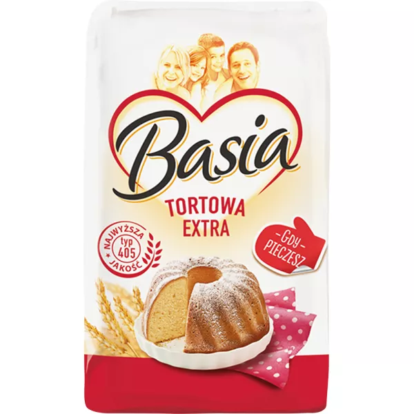 Mąka tortowa extra T405 Basia 1kg GoodMills