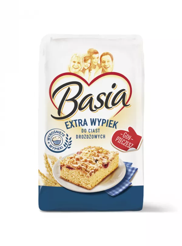 Basia mąka pszenna extra wypiek do ciast drożdżowych T550 1kg Goodmills