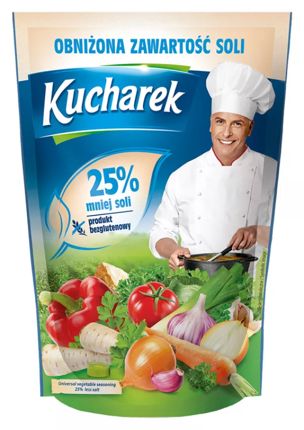 Assaisonnement Kucharek 25% moins de sel Prymat 150 g