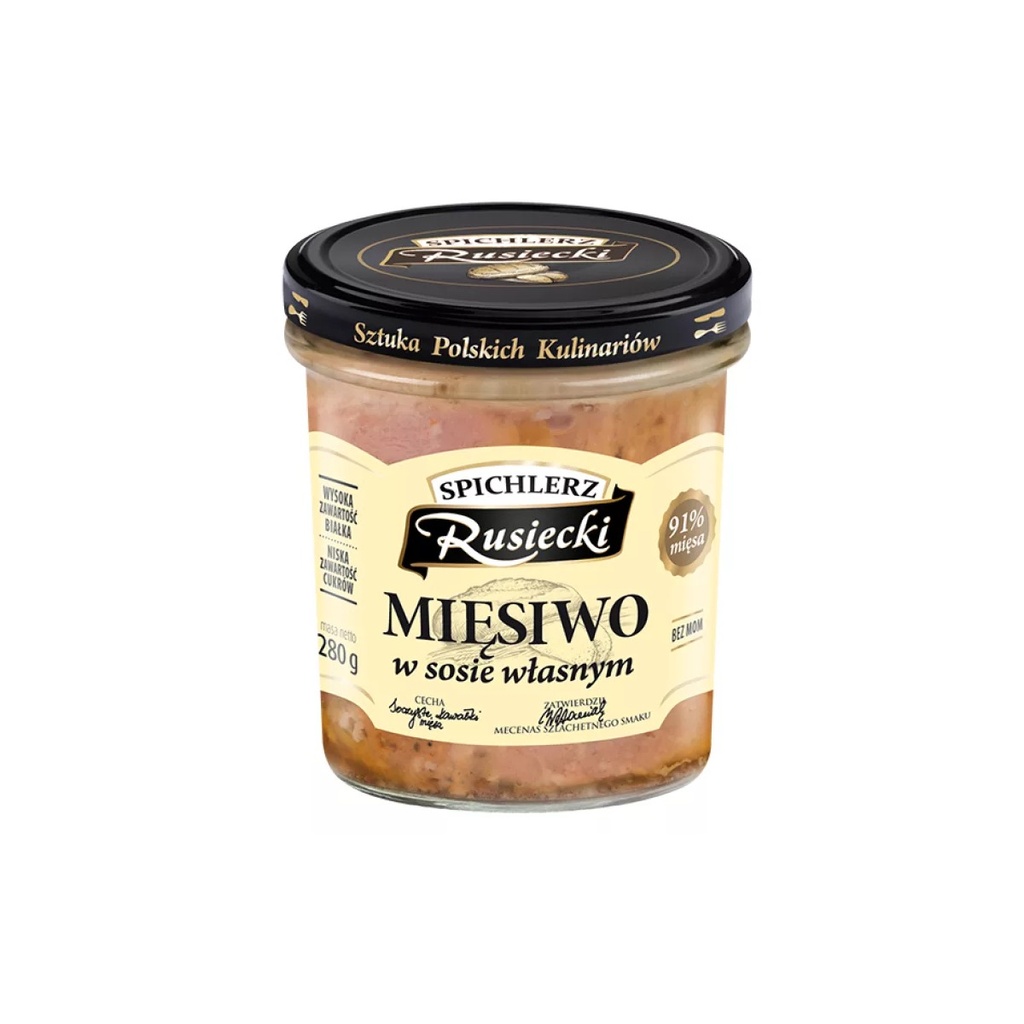 [r002-03-00040-r002-058-9] Viande de Porc en Conserve dans son Jus Rusiecki Pamapol 280 g