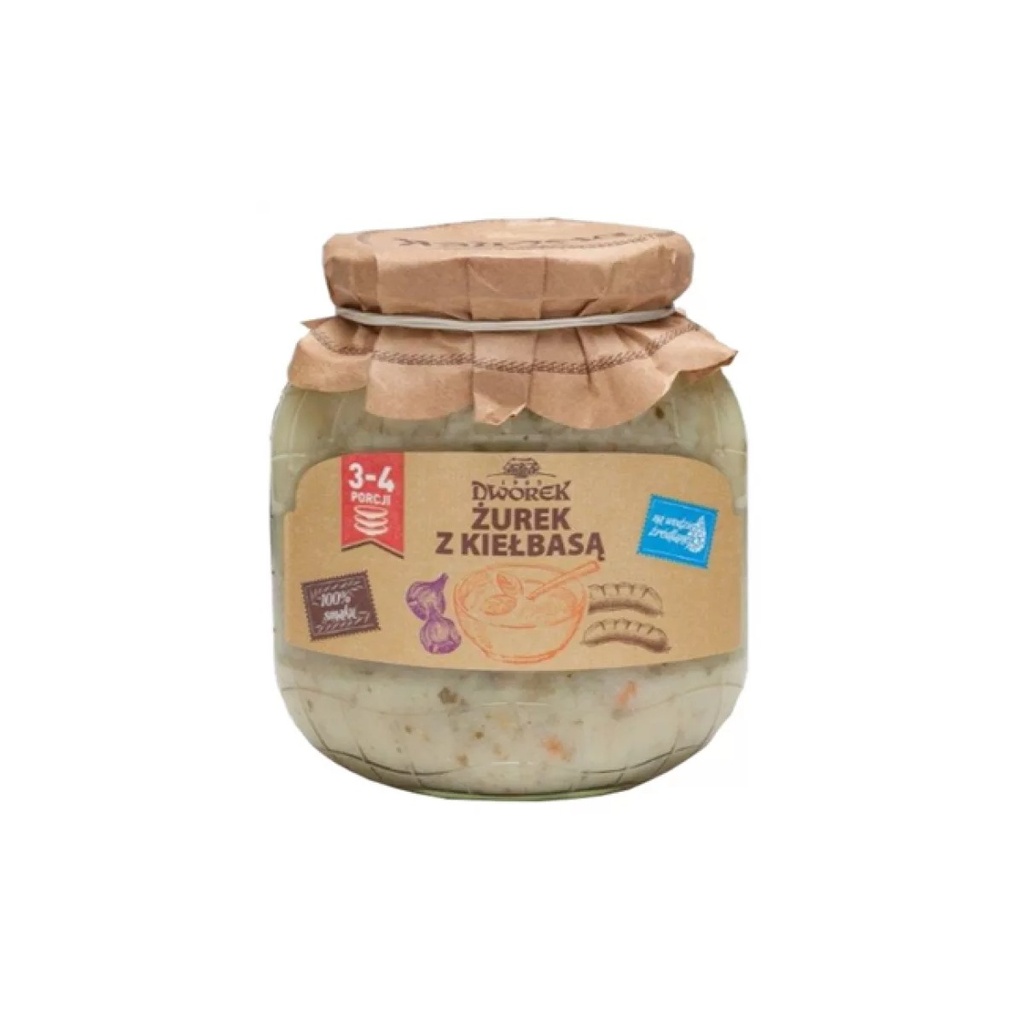 [r002-03-00040-r002-058-18] Żurek z Kiełbasą Dworek 680 g
