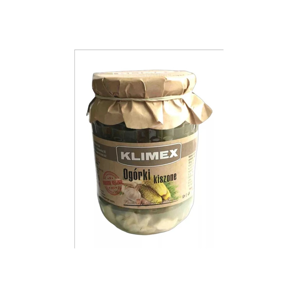 [r001-03-00040-r002-058-1] Ogórki Kiszone Klimex 620 g