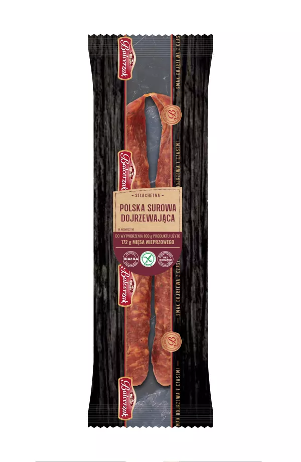KIELBASA POLSKA SUROWA DOJRZEWAJACA 230G FLOW PACK BALCERZAK