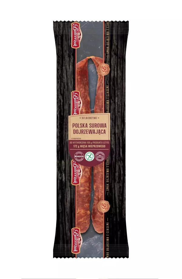 Saucisse polonaise crue à maturation 230 g Balcerzak