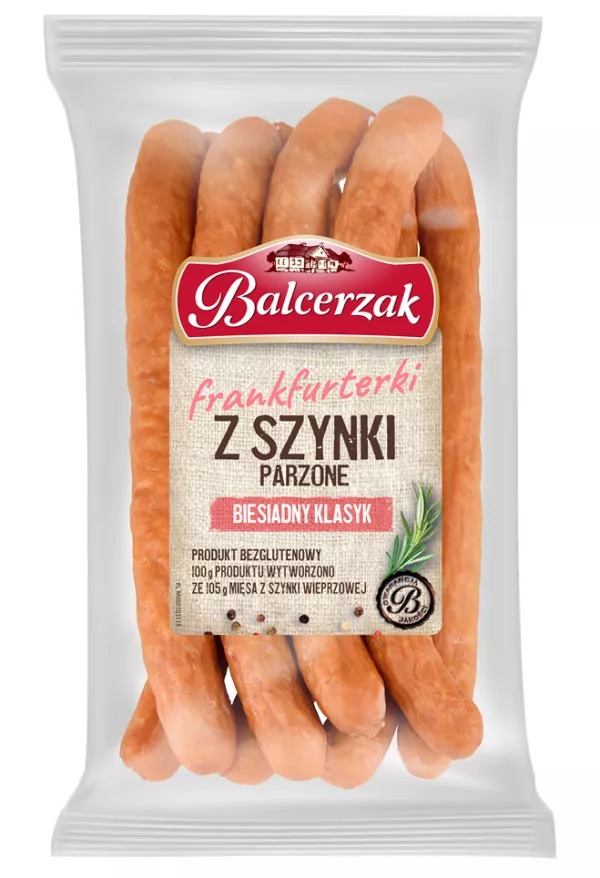 Frankfurterki parzone 270g Balcerzak