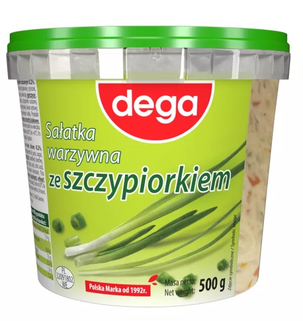 Salatka 500g Warzywna Wiosenna Ze Szczypiorkiem Dega