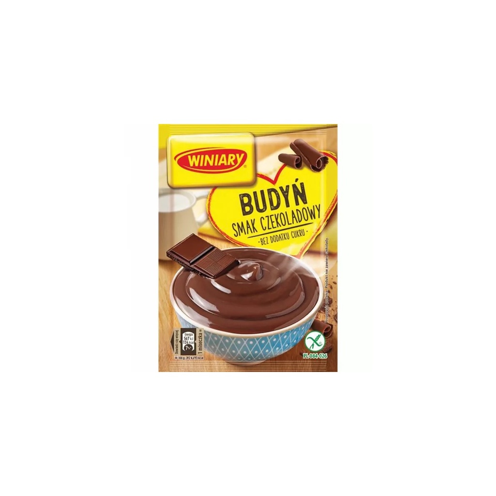 Crème Dessert au Chocolat Sans Sucre Winiary 38 g