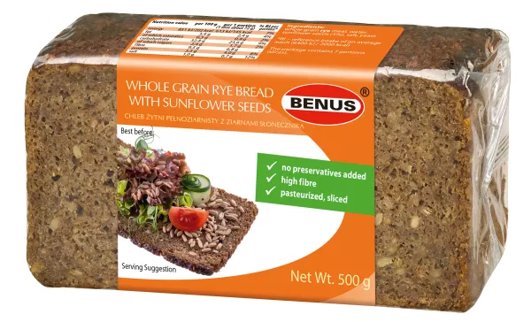 CHLEB MESTEMACHER 500G ZYTNI ZE SLONECZNIKIEM BENUS