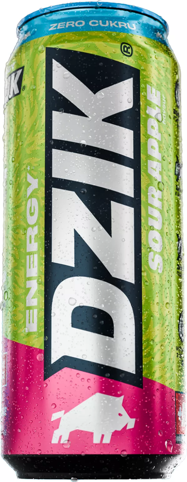 DZIK ENERGY NAPOJ ENERGETYCZNY 500ML PUSZKA KWASNE JABLKO ZERO KALORII WK DZIK