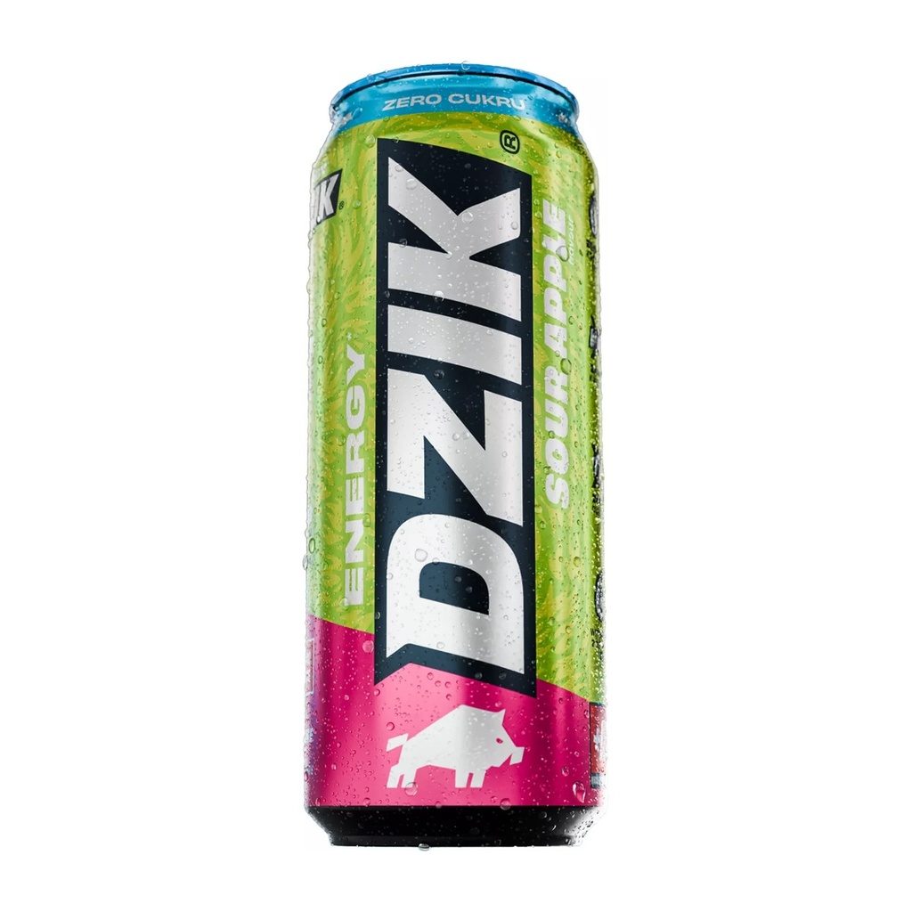 Napój Energetyczny Kwaśne Jabłko Zero Dzik 500 ml