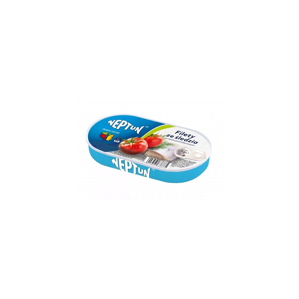 Filety Śledziowe w Sosie Pomidorowym Neptun Graal 170 g
