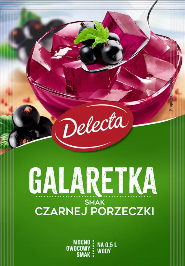 GALARETKA DELECTA 70G CZARNA PORZECZKA FOODWELL