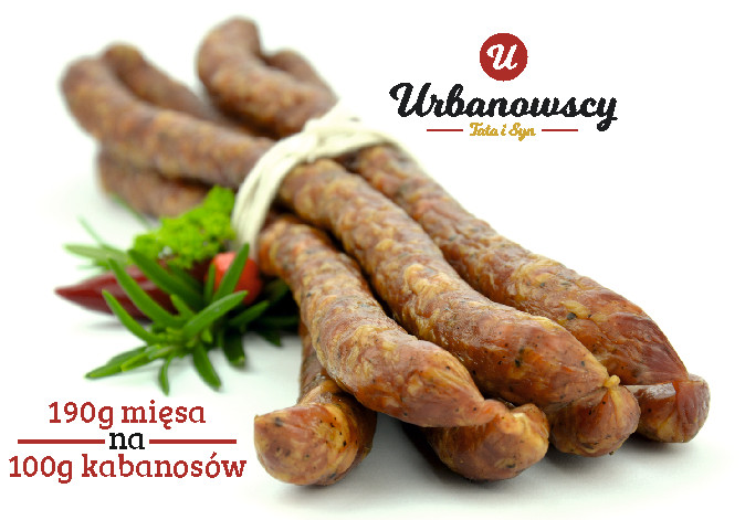 Saucisse fine de porc fumée "Kabanosy de Zawidowice" 190g