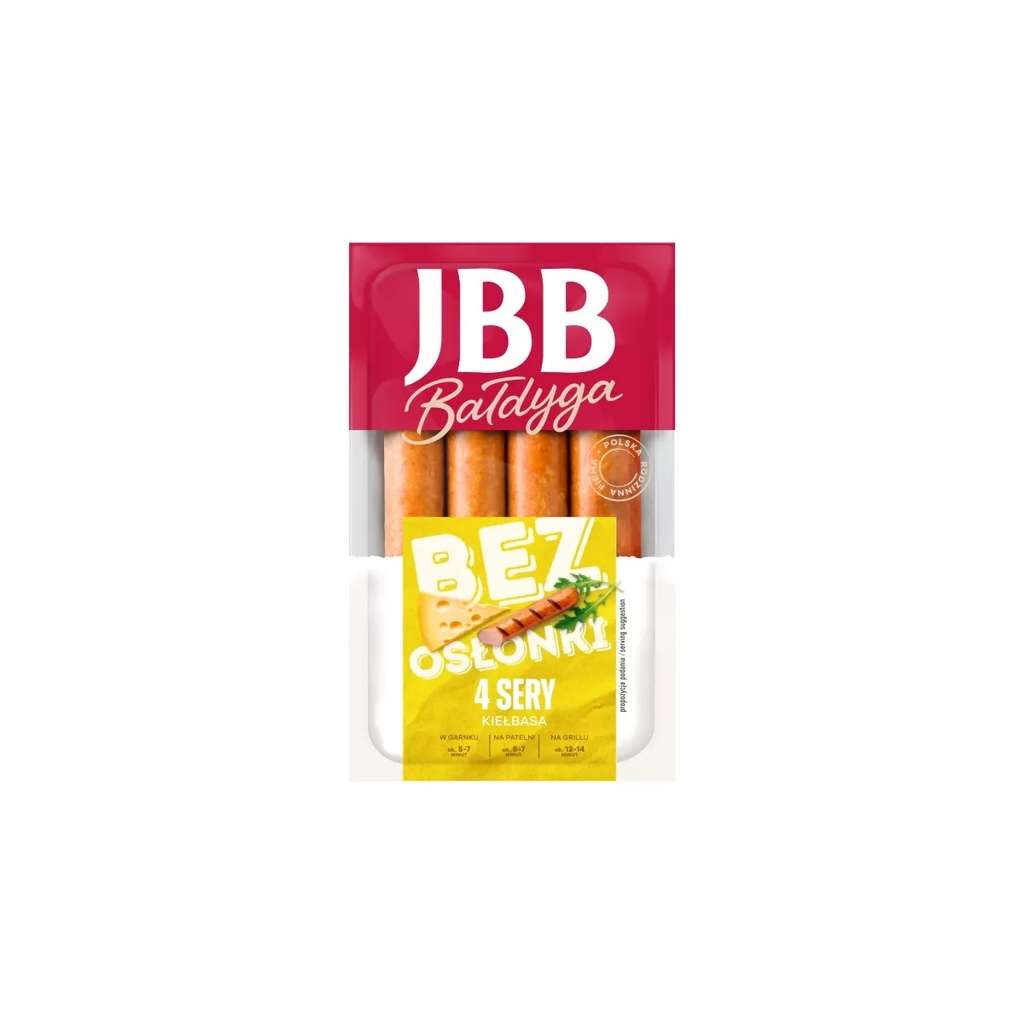 Saucisse Polonaise aux Quatre Fromages Sans Boyau JBB env. 0,8 kg