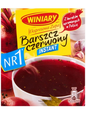 Winiary Soupe de Betteraves Rouges déshydratée 60g