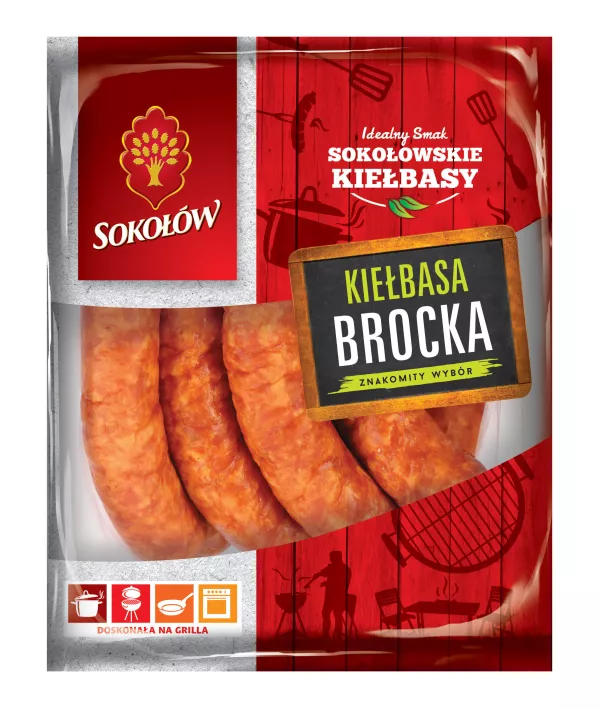 KIELBASA BROCKA OK. 1,3KG SOKOLOW EXP