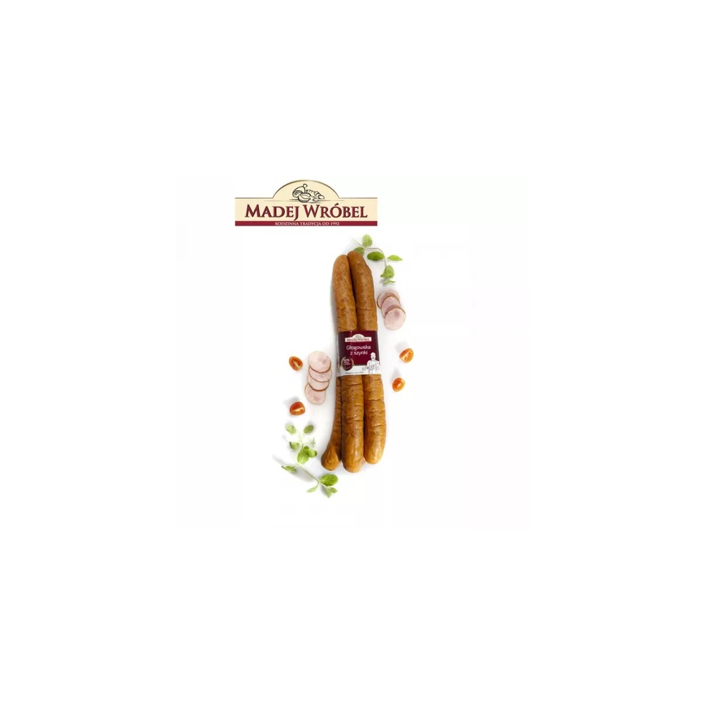 Saucisse Polonaise Głogowska au Jambon Madej Wróbel env. 1,5 kg