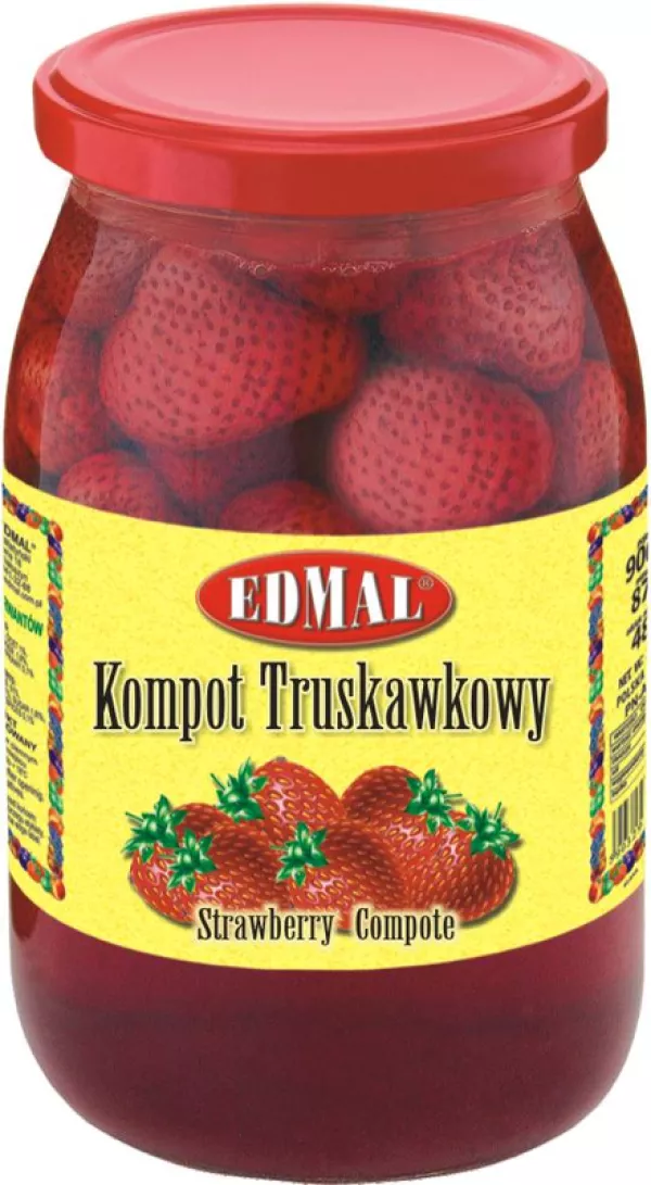 KOMPOT 900G TRUSKAWKOWY EDMAL