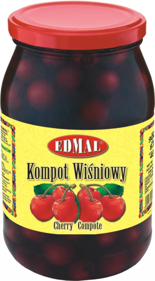 KOMPOT 940G WISNIOWY EDMAL