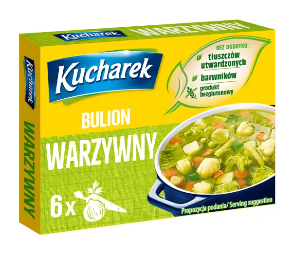 Kostka rosołowa 60g Rosół warzywny Prymat Kucharek