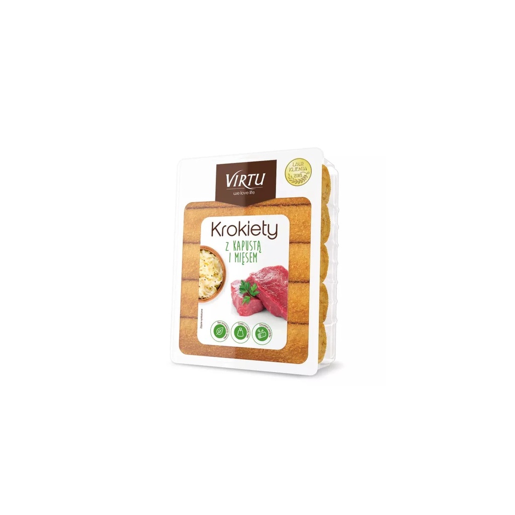Krokiety z Kapustą i Mięsem Virtu 400 g