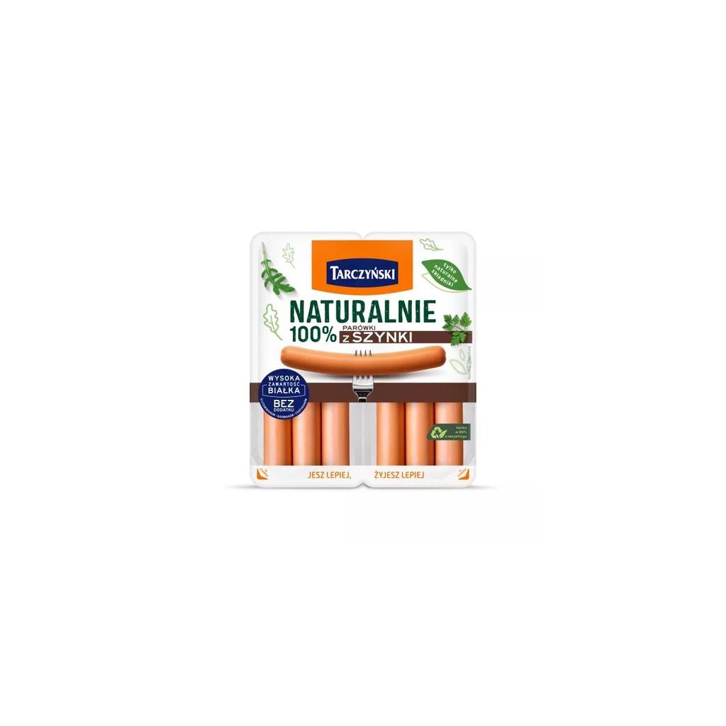 Parówki Naturalnie 100% z Szynki Tarczyński 200 G