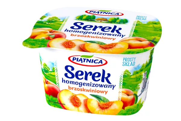 SEREK HOMOGENIZOWANY 150G BRZOSKWINIOWY PIATNICA