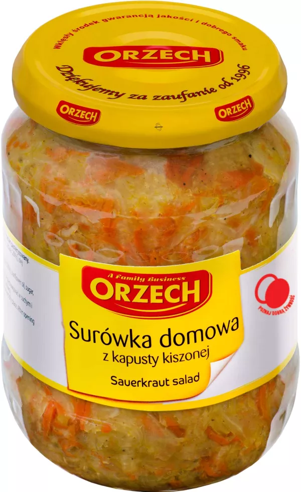 SUROWKA 510G Z KAPUSTY KISZONEJ ORZECH
