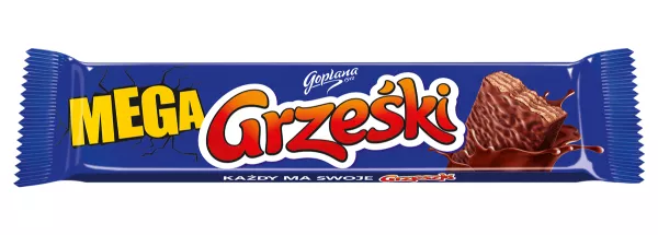 Wafelek Goplana Grzeski 48g mega kakaowe w czekoladzie Colian