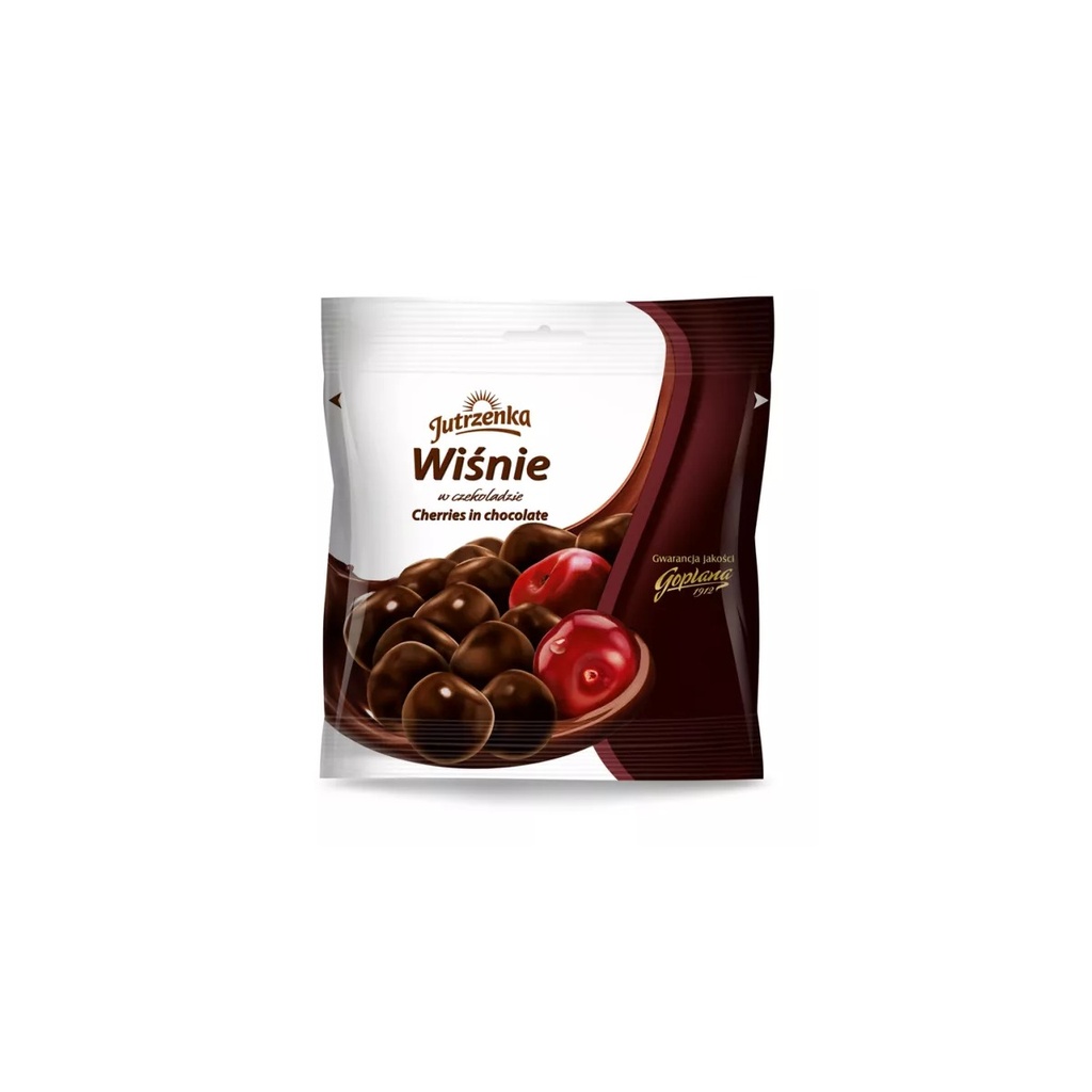 Cerises enrobée chocolat Jutrzenka 80g Colian
