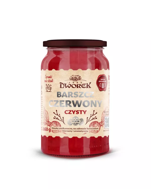 ZUPA 660G BARSZCZ CZERWONY CZYSTY DWOREK